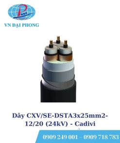 Dây cáp điện Cadivi CXV/SE-DSTA3x25mm2-12/20 (24kV)