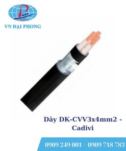 Dây cáp điện Cadivi DK-CVV3x4mm2 (0.6/1kV)