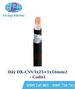 Dây cáp điện Cadivi DK-CVV3x25+1x16mm2 (0.6/1kV)