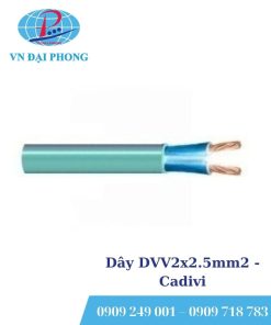 Dây cáp điện Cadivi DVV2x2.5mm2 (0.6/1kV)