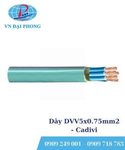Dây cáp điện Cadivi DVV5x0.75mm2 (0.6/1kV)