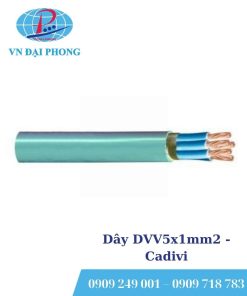 Dây cáp điện Cadivi DVV5x1mm2 (0.6/1kV)