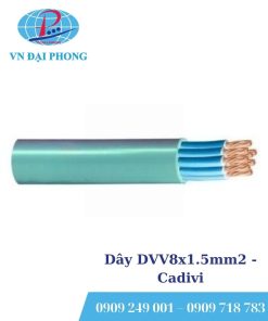 Dây cáp điện Cadivi DVV8x1.5mm2 (0.6/1kV)