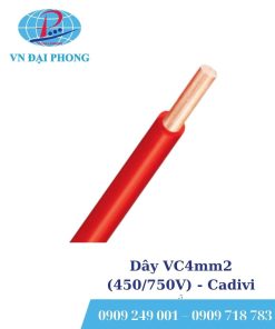 Dây cáp điện Cadivi VC4mm2 (450/750V)
