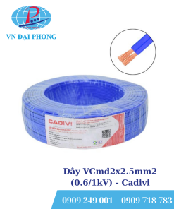 Dây cáp điện Cadivi VCmd2x2.5mm2 (0.6/1kV)