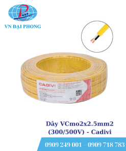 Dây cáp điện Cadivi VCmo2x2.5mm2 (300/500V)