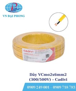Dây cáp điện Cadivi VCmo2x6mm2 (300/500V)