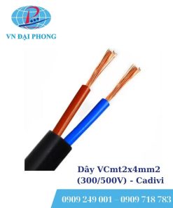Dây cáp điện Cadivi VCmt2x4mm2 (300/500V)