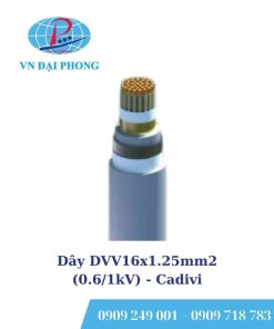 Dây cáp điện Cadivi DVV16x1.25mm2 (0.6/1kV)