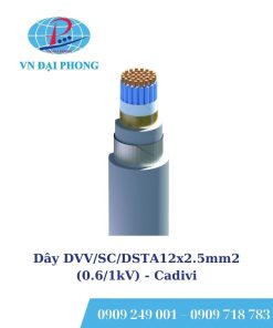Dây cáp điện Cadivi DVV/SC/DSTA12x2.5mm2 (0.6/1kV)