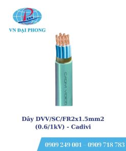 Dây cáp điện Cadivi DVV/SC/FR2x1.5mm2 (0.6/1kV)