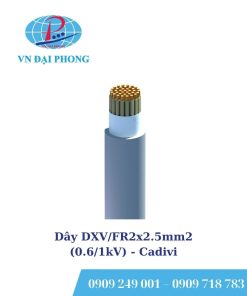 Dây cáp điện Cadivi DXV/FR2x2.5mm2 (0.6/1kV)