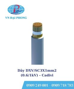 Dây cáp điện Cadivi DXV/SC3X1mm2 (0.6/1kV)