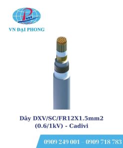 Dây cáp điện Cadivi DXV/SC/FR12X1.5mm2 (0.6/1kV)
