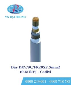 Dây cáp điện Cadivi DXV/SC/FR20X2.5mm2 (0.6/1kV)