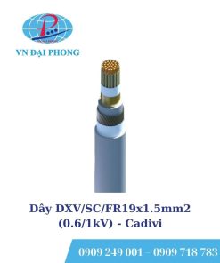 Dây cáp điện Cadivi DXV/SC/FR19x1.5mm2 (0.6/1kV)