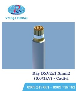 Dây cáp điện Cadivi DXV2x1.5mm2 (0.6/1kV)