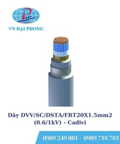 Dây cáp điện Cadivi DVV/SC/DSTA/FRT20X1.5mm2 (0.6/1kV)