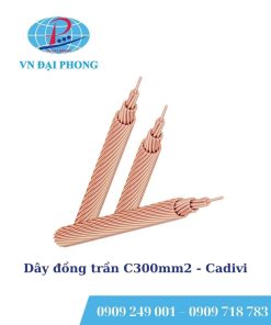 Dây cáp điện Cadivi đồng trần C300mm2