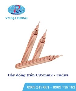 Dây cáp điện Cadivi đồng trần C95mm2