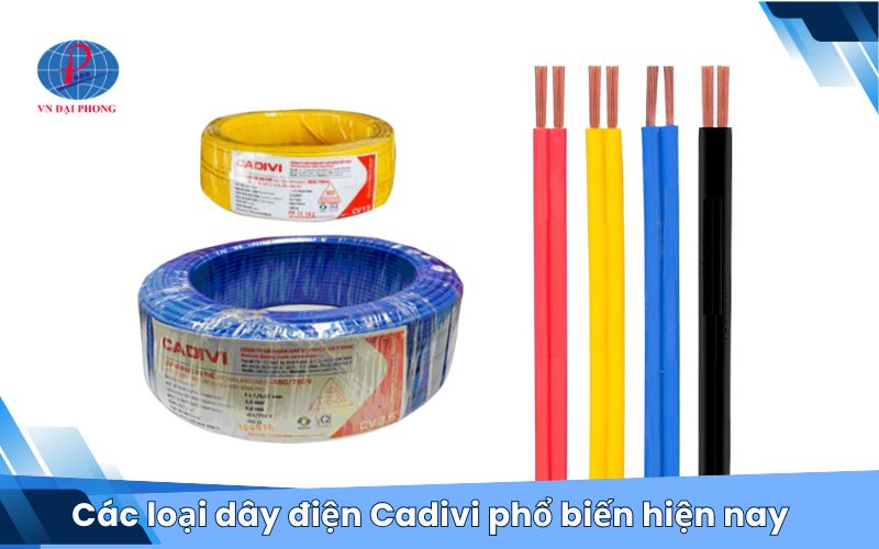 Các loại dây điện Cadivi phổ biến hiện nay
