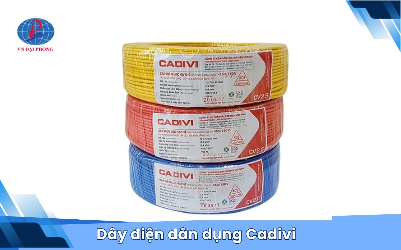Dây điện dân dụng Cadivi