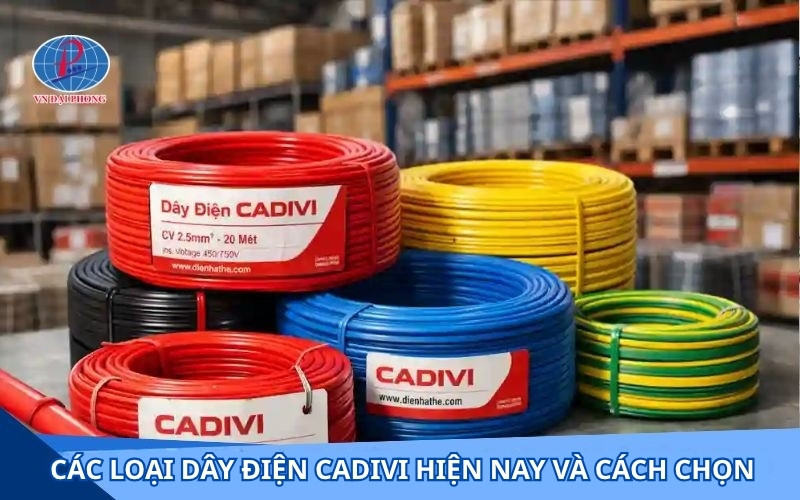 Các loại dây điện cadivi hiện nay - thông số và cách chọn