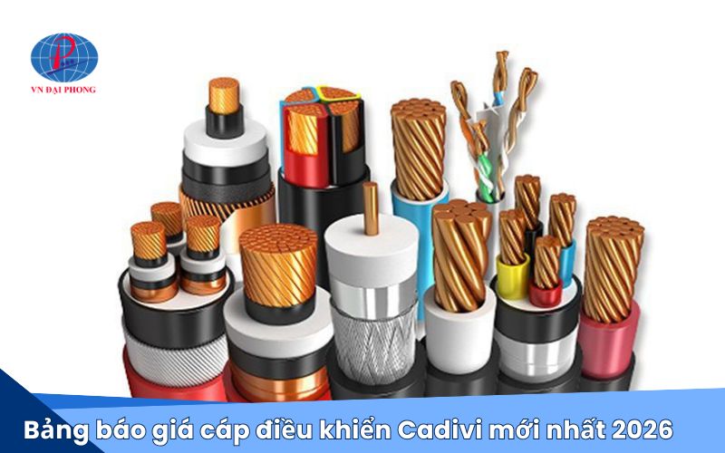 Bảng báo giá cáp điều khiển Cadivi mới năm 2026