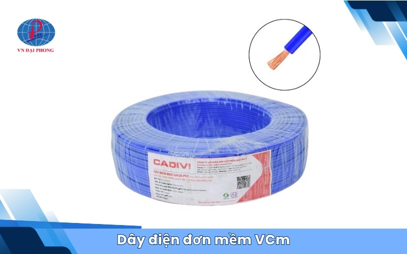 Dây điện đơn mềm VCm