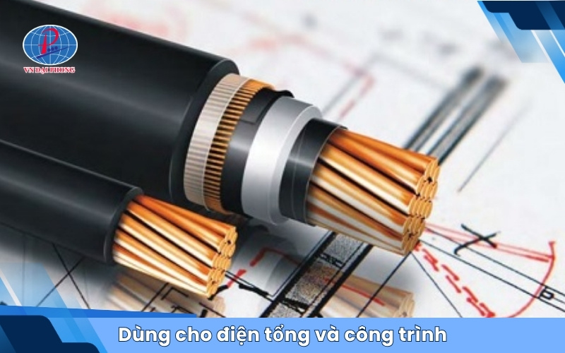 Dùng cho điện tổng và công trình